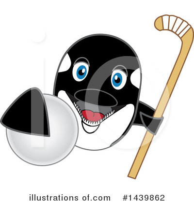 Orca Mascot Clipart #1439862 by Mascot Junction