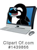 Orca Mascot Clipart #1439866 by Mascot Junction