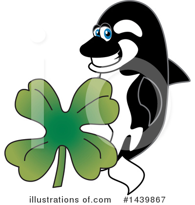 Royalty-Free (RF) Orca Mascot Clipart Illustration by Mascot Junction - Stock Sample #1439867