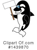 Orca Mascot Clipart #1439870 by Mascot Junction