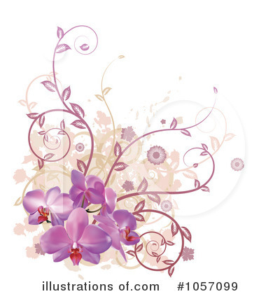 Royalty-Free (RF) Orchid Clipart Illustration by AtStockIllustration - Stock Sample #1057099