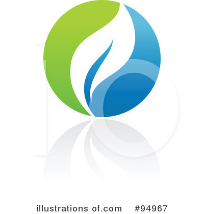 Royalty-Free (RF) Organic Logo Clipart Illustration by elena - Stock Sample #94967