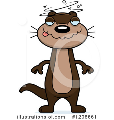 Royalty-Free (RF) Otter Clipart Illustration by Cory Thoman - Stock Sample #1208661
