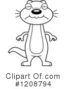 Otter Clipart #1208794 by Cory Thoman