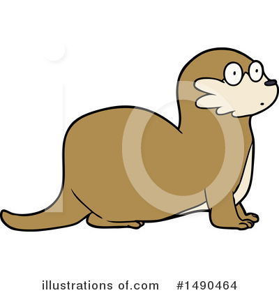 Royalty-Free (RF) Otter Clipart Illustration by lineartestpilot - Stock Sample #1490464