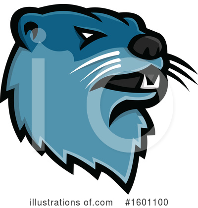 Royalty-Free (RF) Otter Clipart Illustration by patrimonio - Stock Sample #1601100