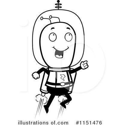 Royalty-Free (RF) Outer Space Clipart Illustration by Cory Thoman - Stock Sample #1151476