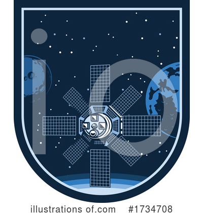Royalty-Free (RF) Outer Space Clipart Illustration by Vector Tradition SM - Stock Sample #1734708