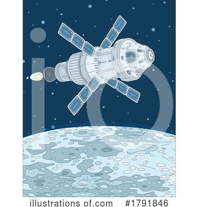 Royalty-Free (RF) Outer Space Clipart Illustration by Alex Bannykh - Stock Sample #1791846