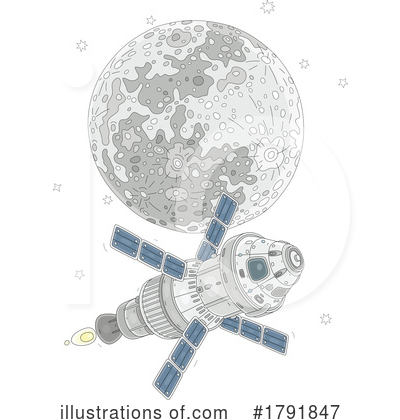 Royalty-Free (RF) Outer Space Clipart Illustration by Alex Bannykh - Stock Sample #1791847