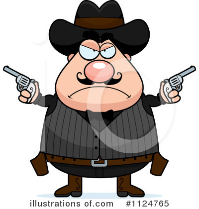 Gunslinger Clipart #1124765 by Cory Thoman