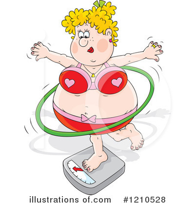 Royalty-Free (RF) Overweight Clipart Illustration by Alex Bannykh - Stock Sample #1210528
