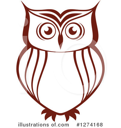 Royalty-Free (RF) Owl Clipart Illustration by Vector Tradition SM - Stock Sample #1274168