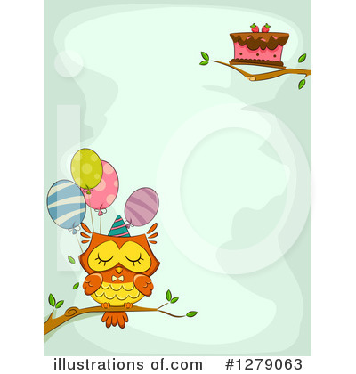 Royalty-Free (RF) Owl Clipart Illustration by BNP Design Studio - Stock Sample #1279063