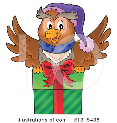 Royalty-Free (RF) Owl Clipart Illustration by visekart - Stock Sample #1315438