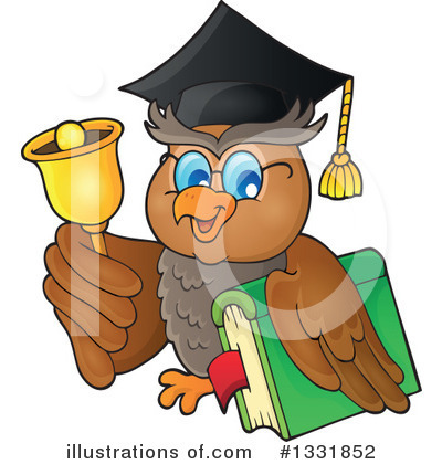 Royalty-Free (RF) Owl Clipart Illustration by visekart - Stock Sample #1331852
