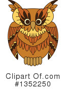 Owl Clipart #1352250 by Vector Tradition SM