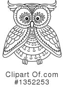 Owl Clipart #1352253 by Vector Tradition SM