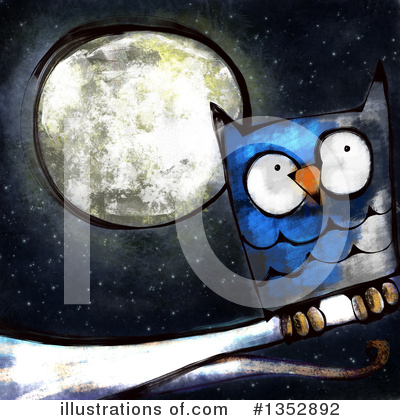 Royalty-Free (RF) Owl Clipart Illustration by Prawny - Stock Sample #1352892