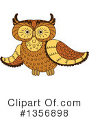 Owl Clipart #1356898 by Vector Tradition SM