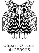 Owl Clipart #1358905 by Vector Tradition SM