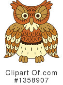 Owl Clipart #1358907 by Vector Tradition SM