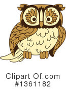 Owl Clipart #1361182 by Vector Tradition SM