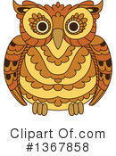 Owl Clipart #1367858 by Vector Tradition SM