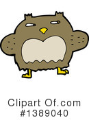 Owl Clipart #1389040 by lineartestpilot
