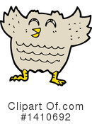Owl Clipart #1410692 by lineartestpilot