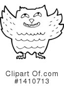 Owl Clipart #1410713 by lineartestpilot