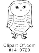 Owl Clipart #1410720 by lineartestpilot