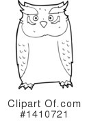 Owl Clipart #1410721 by lineartestpilot