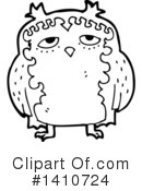 Owl Clipart #1410724 by lineartestpilot