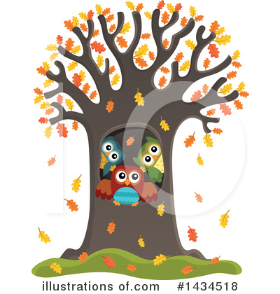 Royalty-Free (RF) Owl Clipart Illustration by visekart - Stock Sample #1434518