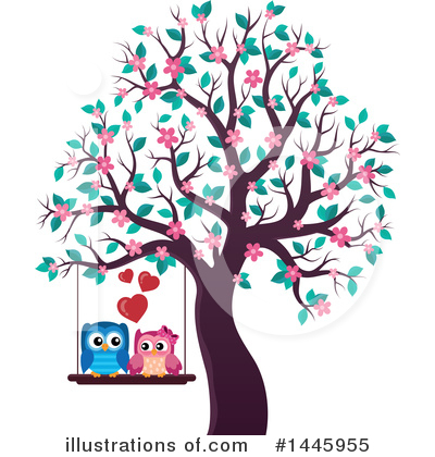 Royalty-Free (RF) Owl Clipart Illustration by visekart - Stock Sample #1445955