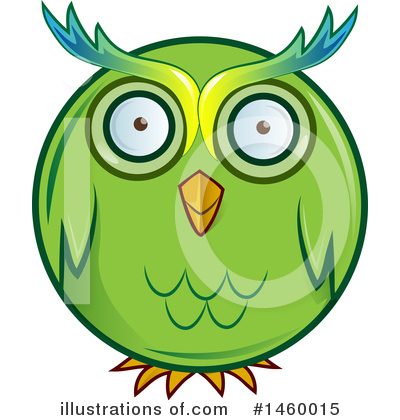 Royalty-Free (RF) Owl Clipart Illustration by Domenico Condello - Stock Sample #1460015