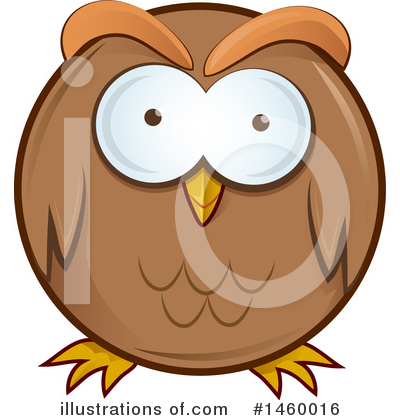 Royalty-Free (RF) Owl Clipart Illustration by Domenico Condello - Stock Sample #1460016