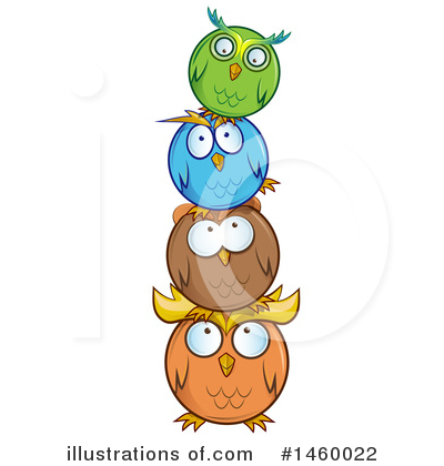 Royalty-Free (RF) Owl Clipart Illustration by Domenico Condello - Stock Sample #1460022