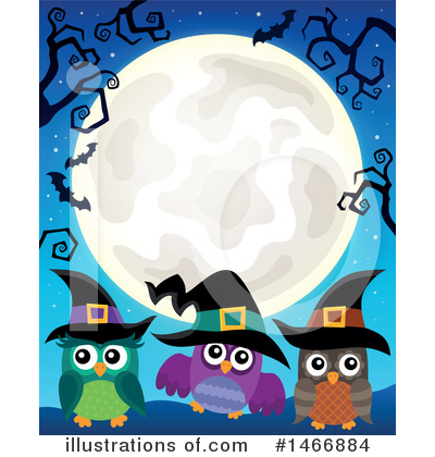 Royalty-Free (RF) Owl Clipart Illustration by visekart - Stock Sample #1466884