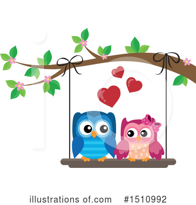 Royalty-Free (RF) Owl Clipart Illustration by visekart - Stock Sample #1510992