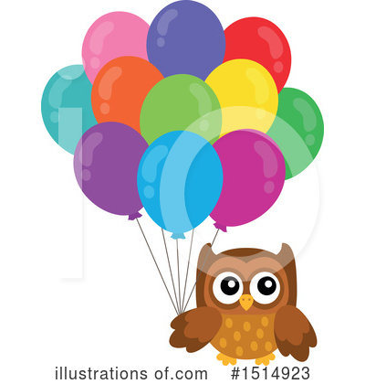 Party Balloons Clipart #1514923 by visekart