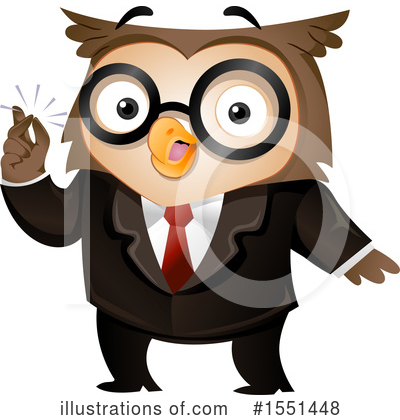 Royalty-Free (RF) Owl Clipart Illustration by BNP Design Studio - Stock Sample #1551448