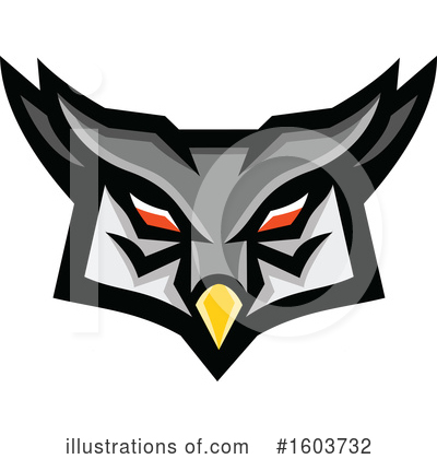Royalty-Free (RF) Owl Clipart Illustration by patrimonio - Stock Sample #1603732