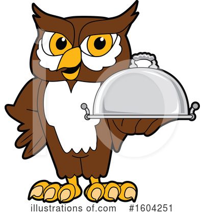 Royalty-Free (RF) Owl Clipart Illustration by Mascot Junction - Stock Sample #1604251