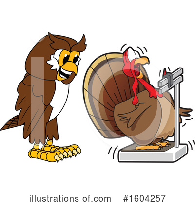 Owl Clipart #1604257 by Mascot Junction