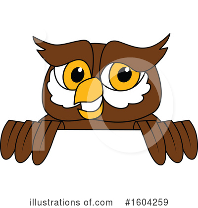 Owl Clipart #1604259 by Mascot Junction