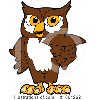 Royalty-Free (RF) Owl Clipart Illustration by Mascot Junction - Stock Sample #1604262