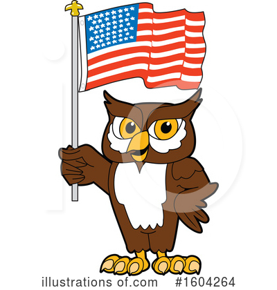 Owl Clipart #1604264 by Mascot Junction