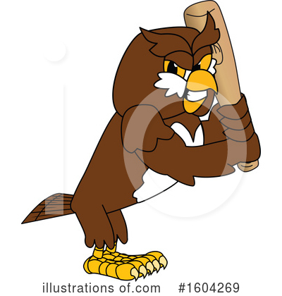 Owl Clipart #1604269 by Mascot Junction